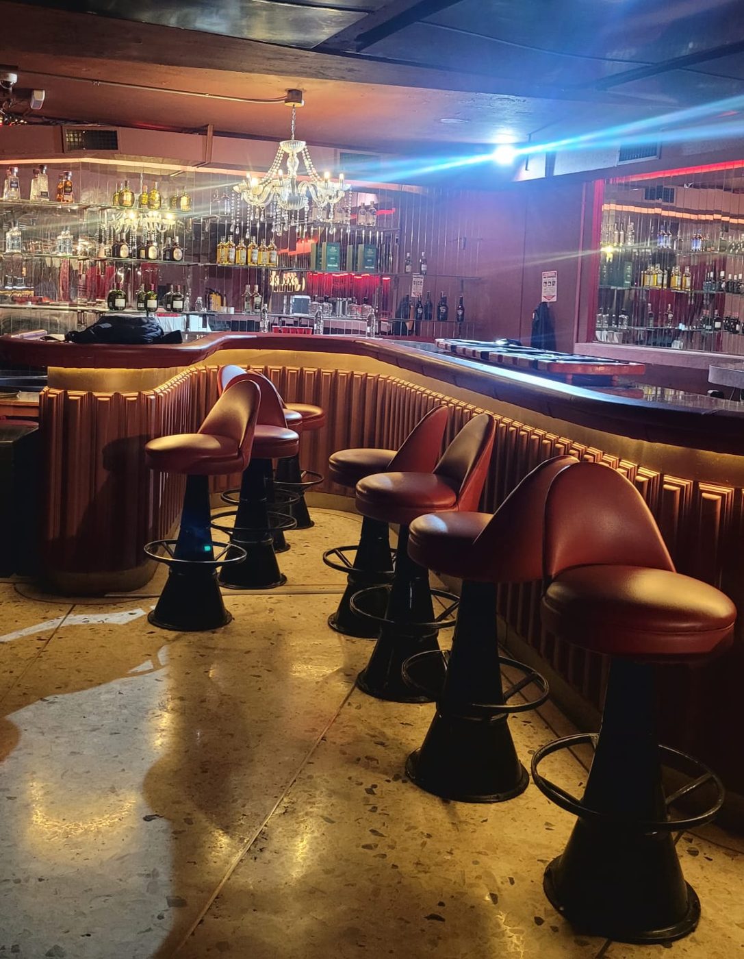La barra de Éxtasis Club